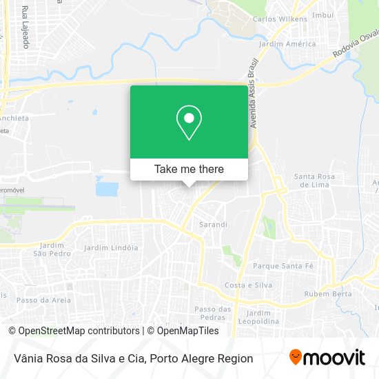 Vânia Rosa da Silva e Cia map