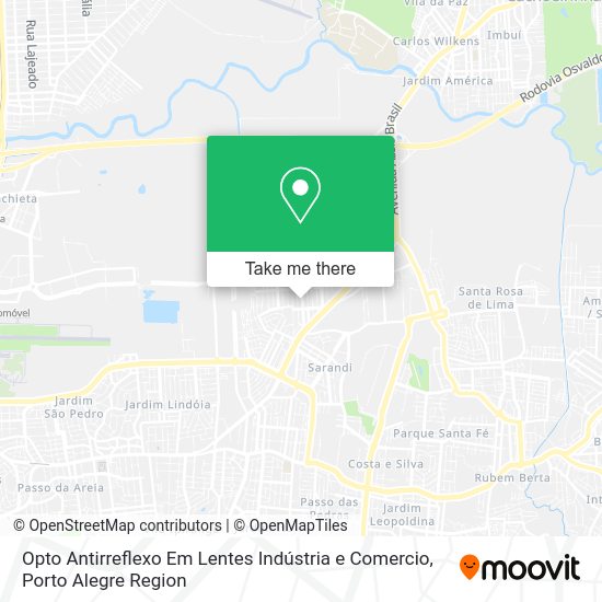 Opto Antirreflexo Em Lentes Indústria e Comercio map