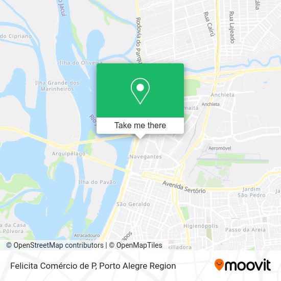 Felicita Comércio de P map
