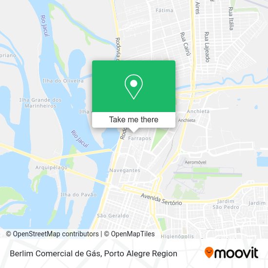 Berlim Comercial de Gás map