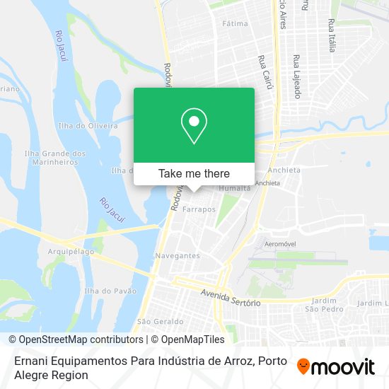 Ernani Equipamentos Para Indústria de Arroz map