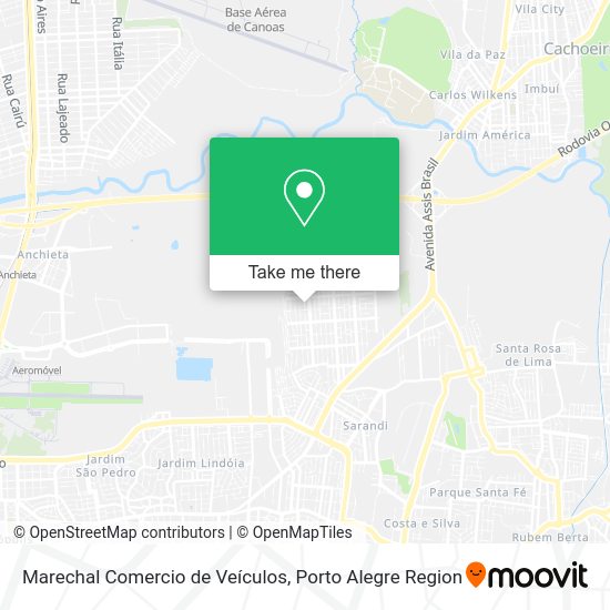 Marechal Comercio de Veículos map
