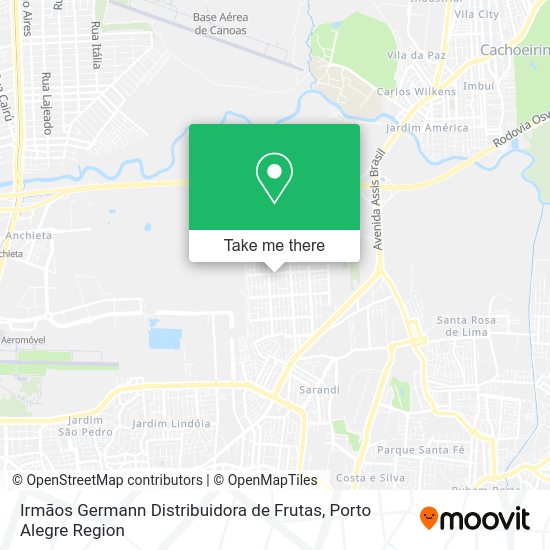 Irmãos Germann Distribuidora de Frutas map
