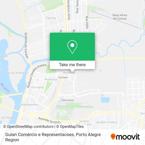 Gulan Comércio e Representacoes map
