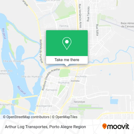 Arthur Log Transportes map