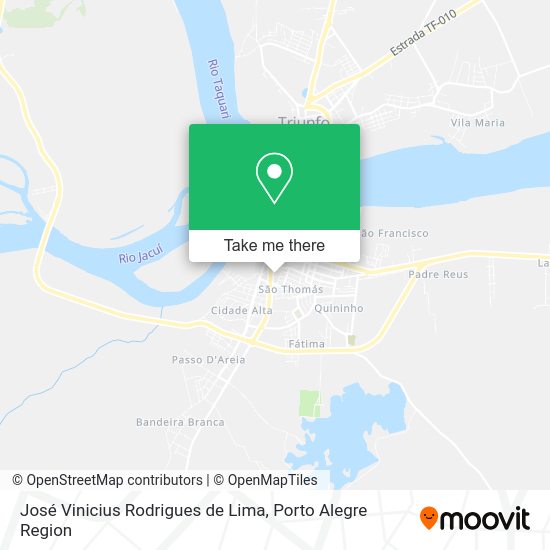 José Vinicius Rodrigues de Lima map