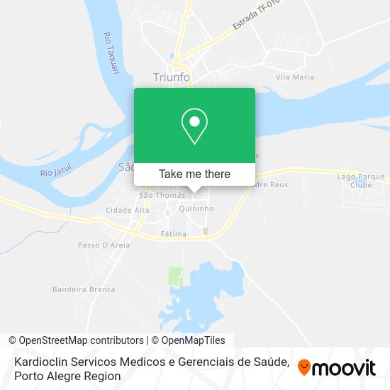 Kardioclin Servicos Medicos e Gerenciais de Saúde map