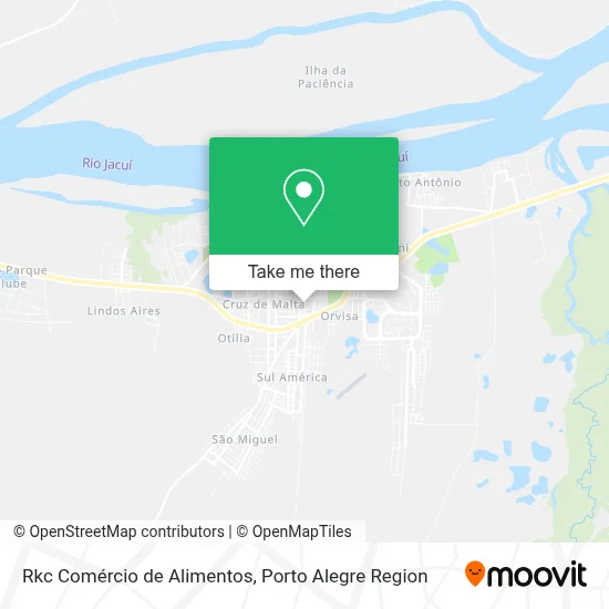 Rkc Comércio de Alimentos map