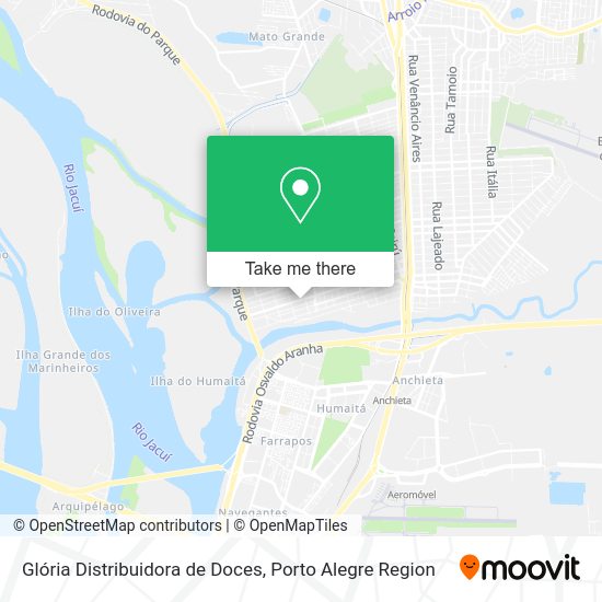 Glória Distribuidora de Doces map