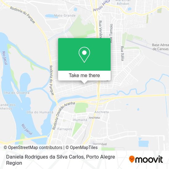 Daniela Rodrigues da Silva Carlos map
