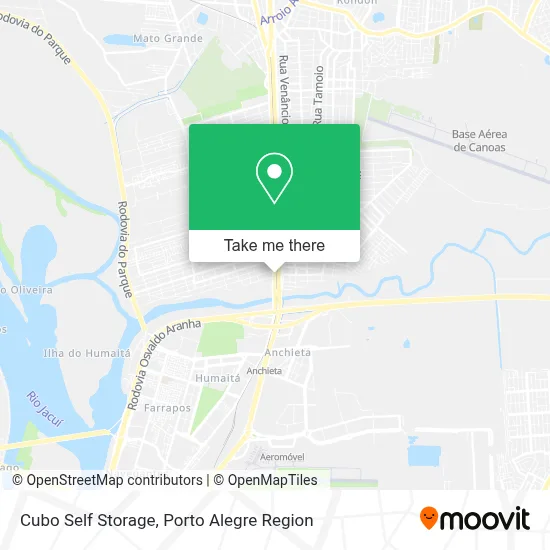 Cubo Self Storage map