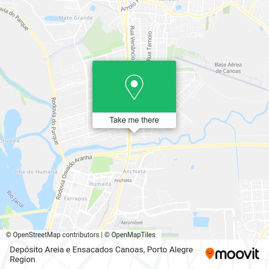 Depósito Areia e Ensacados Canoas map