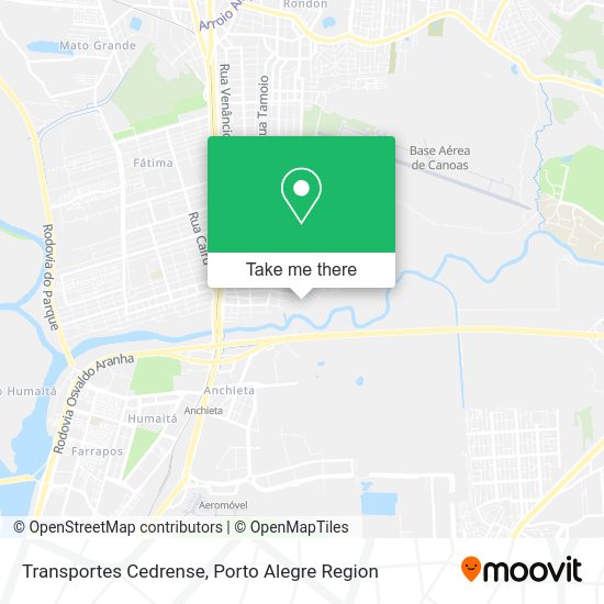 Transportes Cedrense map