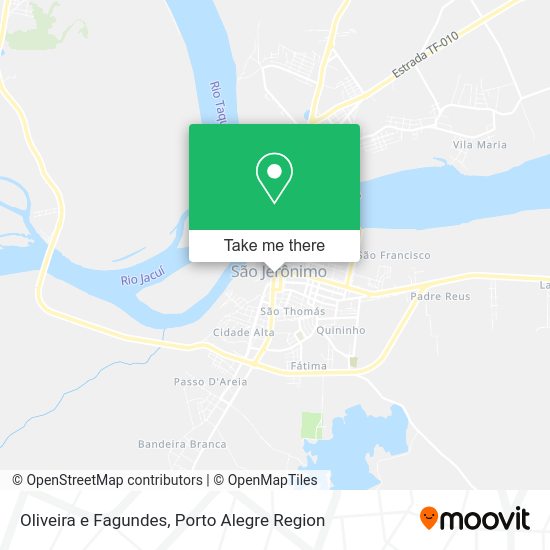 Oliveira e Fagundes map