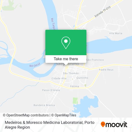 Medeiros & Moresco Medicina Laboratorial map