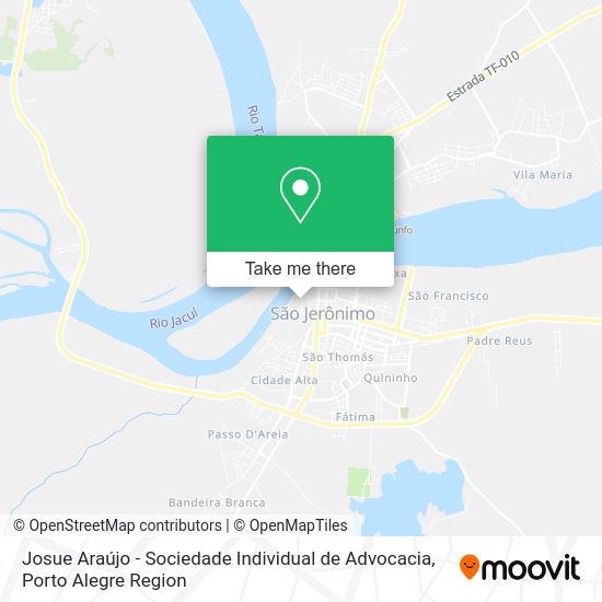 Josue Araújo - Sociedade Individual de Advocacia map