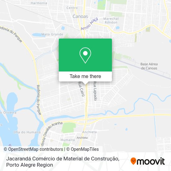 Jacarandá Comércio de Material de Construção map