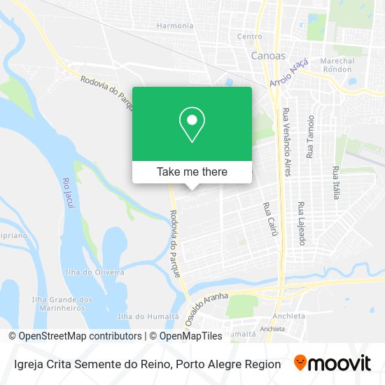 Igreja Crita Semente do Reino map