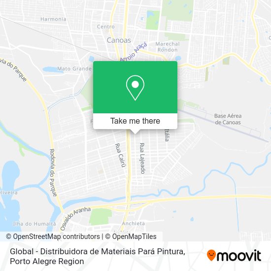 Global - Distribuidora de Materiais Pará Pintura map