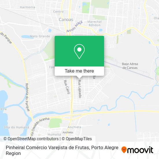 Pinheiral Comércio Varejista de Frutas map