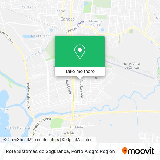 Rota Sistemas de Segurança map