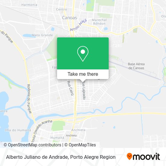 Alberto Juliano de Andrade map