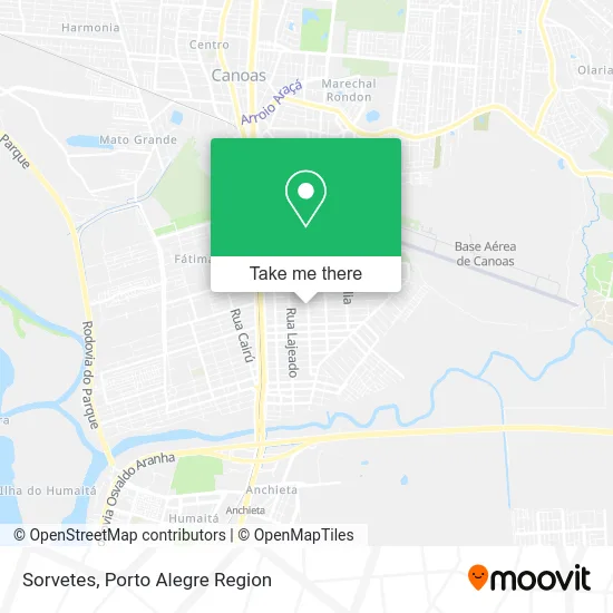 Sorvetes map