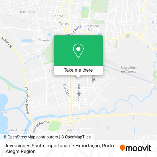 Inversiones Sunta Importacao e Exportação map