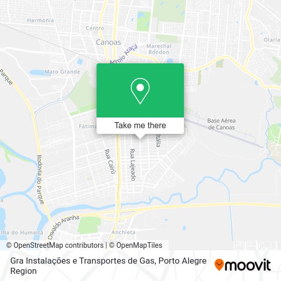 Gra Instalações e Transportes de Gas map