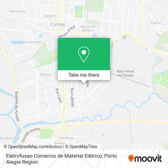 Eletrofusao Comercio de Material Elétrico map