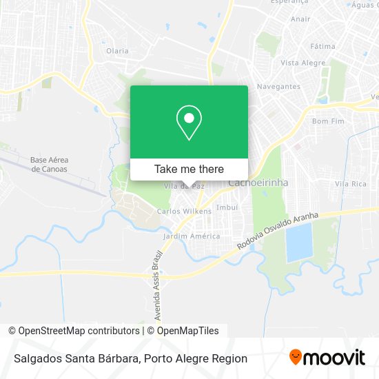 Salgados Santa Bárbara map