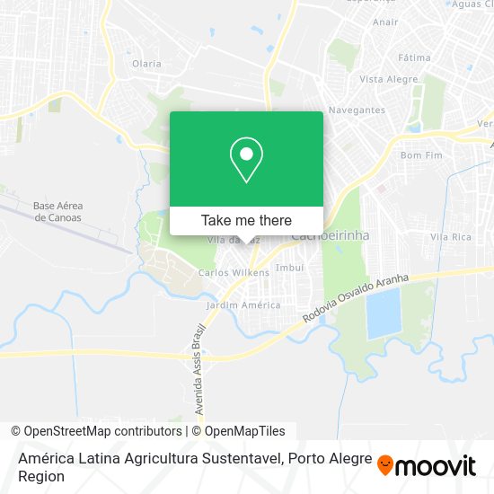América Latina Agricultura Sustentavel map
