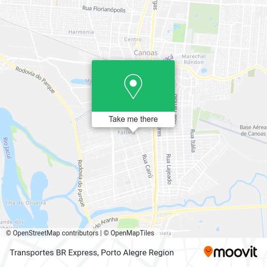 Transportes BR Express map