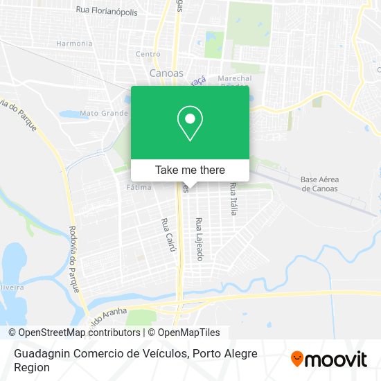 Guadagnin Comercio de Veículos map