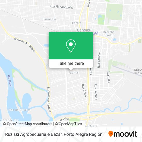 Ruziski Agropecuária e Bazar map