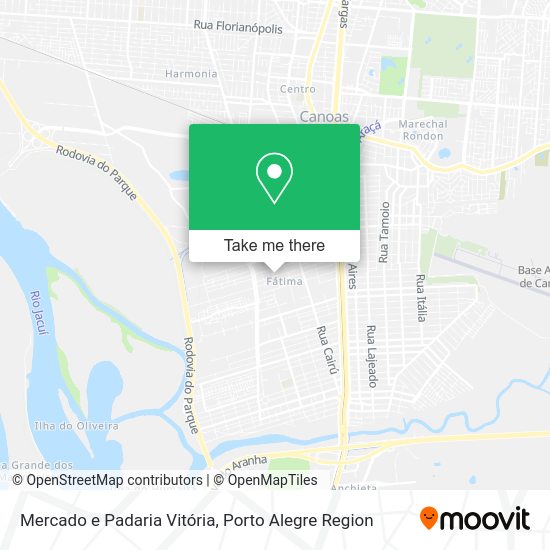 Mercado e Padaria Vitória map
