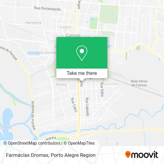 Farmácias Dromax map