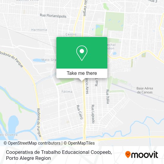 Cooperativa de Trabalho Educacional Coopeeb map