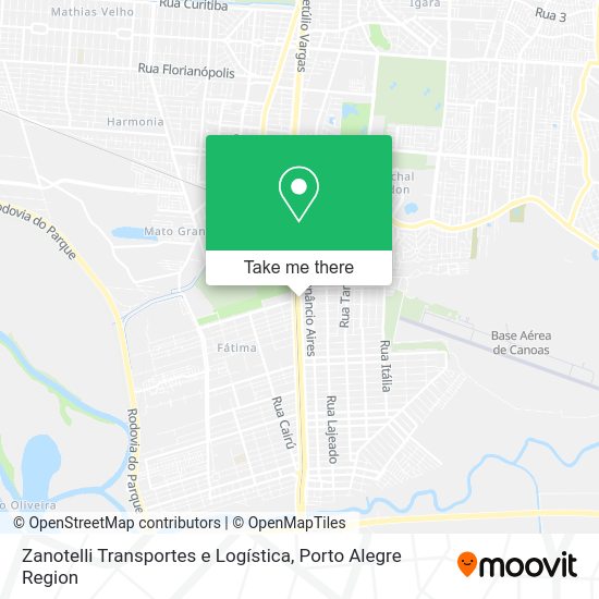 Zanotelli Transportes e Logística map