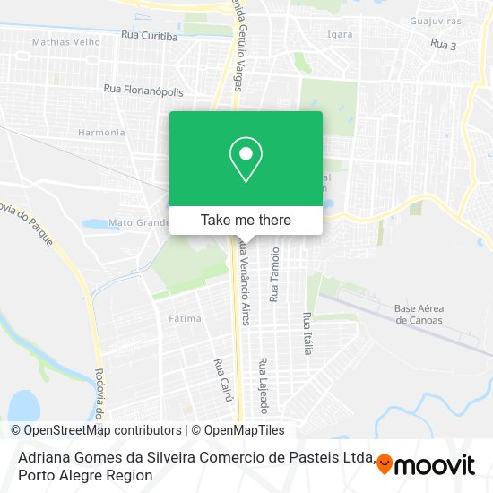 Adriana Gomes da Silveira Comercio de Pasteis Ltda map