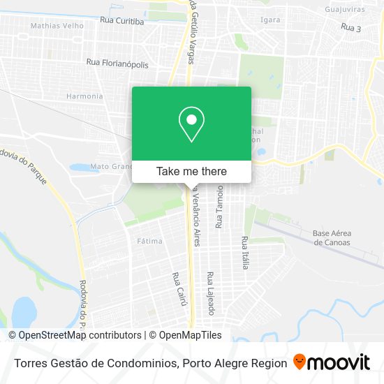 Torres Gestão de Condominios map