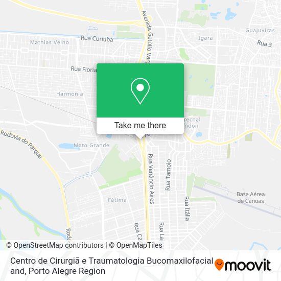 Centro de Cirurgiã e Traumatologia Bucomaxilofacial and map