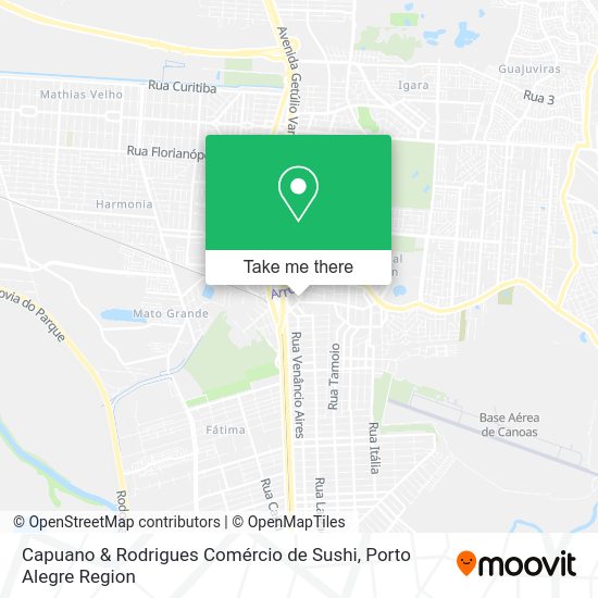Capuano & Rodrigues Comércio de Sushi map