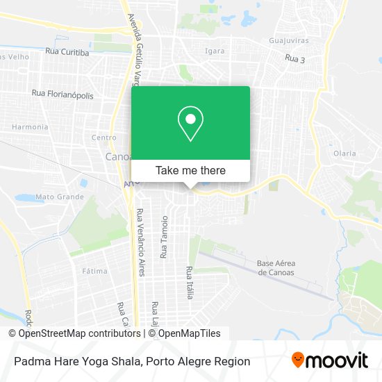 Padma Hare Yoga Shala map