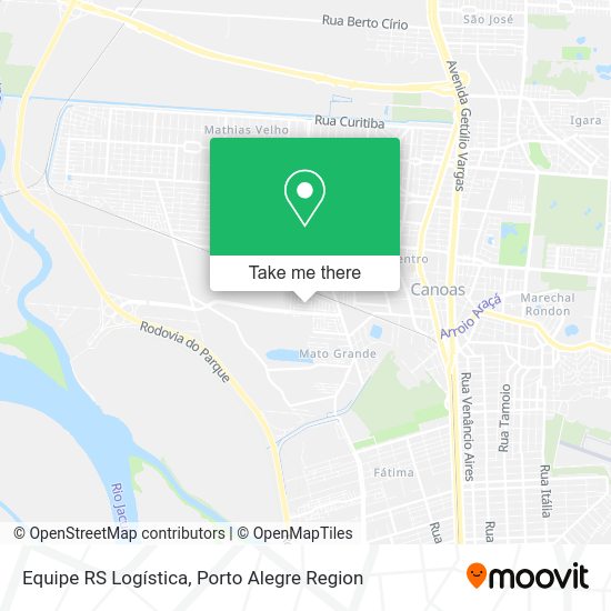 Equipe RS Logística map