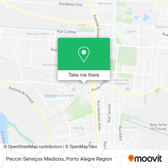 Peccin Serviços Medicos map