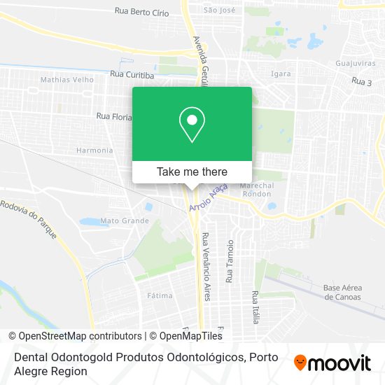 Dental Odontogold Produtos Odontológicos map