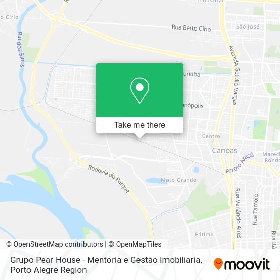 Grupo Pear House - Mentoria e Gestão Imobiliaria map