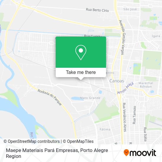 Maepe Materiais Pará Empresas map