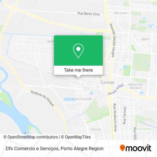 Dfx Comercio e Serviços map